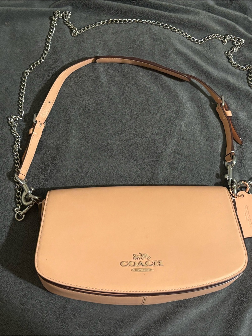 COACH Andrea shoulder bag in Faded Blush